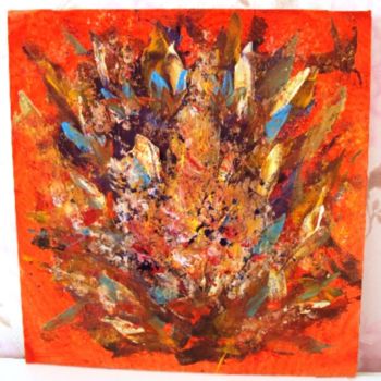 Картина под названием "Цветок Папоротника" - Святослав Голованов, Подлинное произведение искусства, Масло