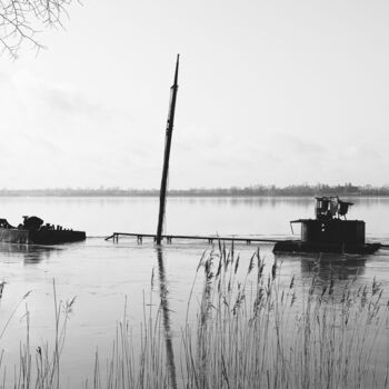 Photographie intitulée "Épave navire en gir…" par Tc.Photographie, Œuvre d'art originale, Photographie numérique