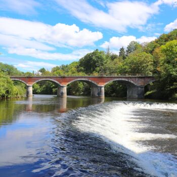 Photographie intitulée "Pont de chemin de f…" par Tc.Photographie, Œuvre d'art originale, Photographie numérique