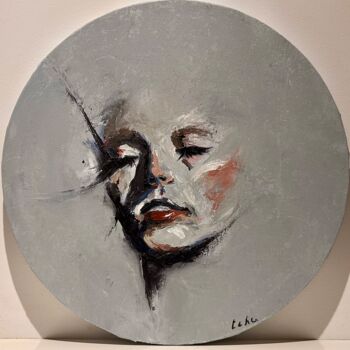 Peinture intitulée "Silent Reflections" par Tchart, Œuvre d'art originale, Huile Monté sur Châssis en bois