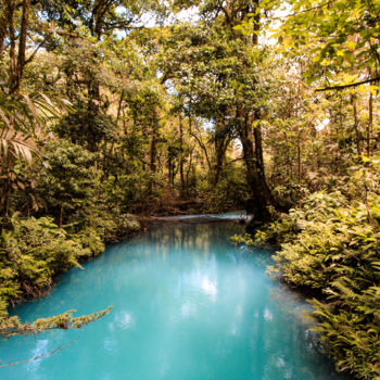 Photography titled "Turquoise River - J…" by Tchebes, Original Artwork, Digital Photography