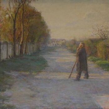 Peinture intitulée "The last spring" par Sergei Kovalenko, Œuvre d'art originale, Autre