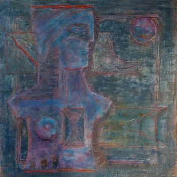 Pittura intitolato "energia-di-una-figu…" da Tommaso Tedesco, Opera d'arte originale, Altro