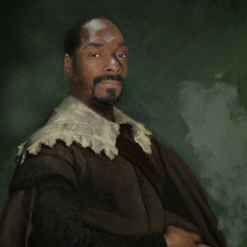Arte digital titulada "Snoop" por Galerie Teejo, Obra de arte original, Pintura Digital