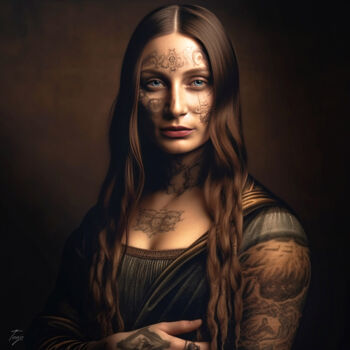Arte digitale intitolato "Mona" da Galerie Teejo, Opera d'arte originale, Pittura digitale