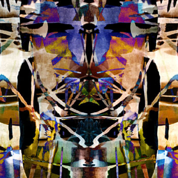 Digitale Kunst mit dem Titel "CARIBOU" von Tegas, Original-Kunstwerk