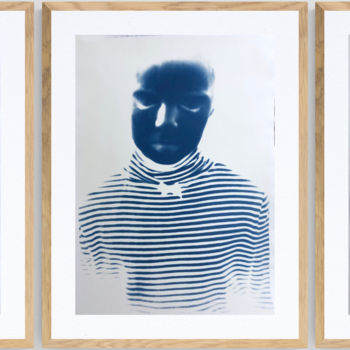 Photographie intitulée "Pain - triptyque 58…" par Thomas Reveau, Œuvre d'art originale, Photographie argentique