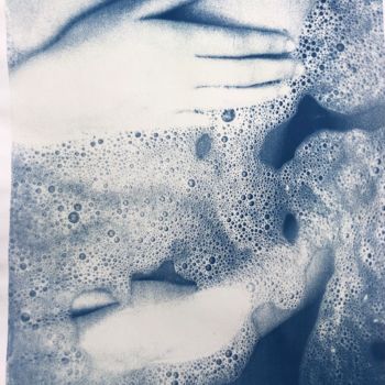 Фотография под названием "Le bain" - Thomas Reveau, Подлинное произведение искусства, Пленочная фотография