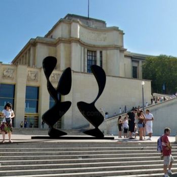 「Les danseurs」というタイトルの彫刻 Tehosによって, オリジナルのアートワーク