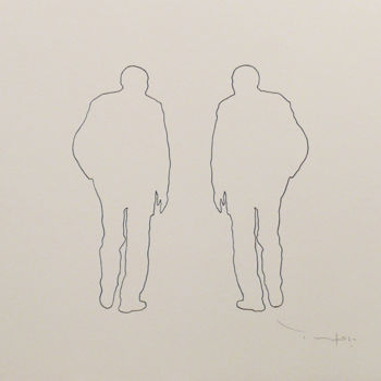 Dibujo titulada "Tehos - Empty conve…" por Tehos, Obra de arte original, Otro