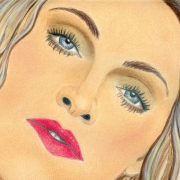 Drawing titled "Madonna" by Tekkamaki, Original Artwork, Other