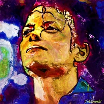 Digitale Kunst getiteld "Michael Jackson" door Tekkamaki, Origineel Kunstwerk, Anders