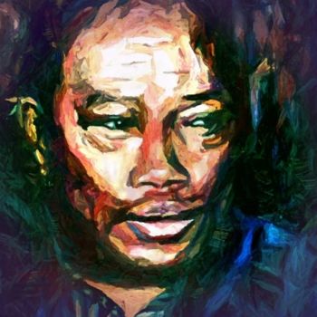 Digital Arts titled "Quincy Jones" by Tekkamaki, Original Artwork, Other