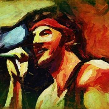 Digital Arts titled "Bruce Springsteen" by Tekkamaki, Original Artwork, Other