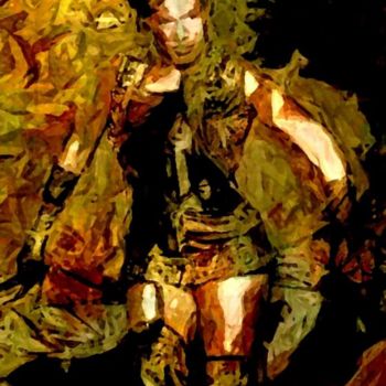 Цифровое искусство под названием "Grace Jones" - Tekkamaki, Подлинное произведение искусства, Цифровая живопись