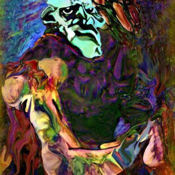 Digital Arts titled "Frankenstein" by Tekkamaki, Original Artwork, Digital Painting