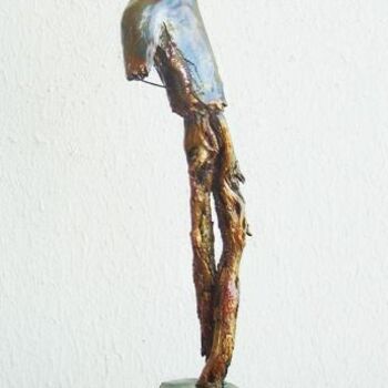 Sculpture intitulée "La Danse de Barbe B…" par Tekkamaki, Œuvre d'art originale, Techniques mixtes