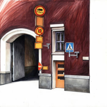 Rysunek zatytułowany „Docksganan” autorstwa Olga Miasnikova (agll), Oryginalna praca, Marker