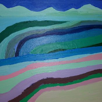 Painting titled "The Muddy Paths of…" by Liana Chiang, Original Artwork, Acrylic