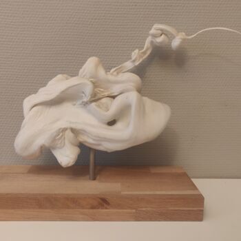 Skulptur mit dem Titel "The Cloud" von Tenos3000, Original-Kunstwerk, Kunststoff