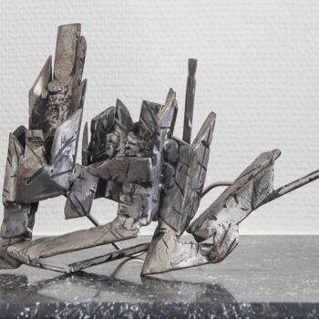 Sculptuur getiteld "Full Metal" door Tenos3000, Origineel Kunstwerk, Metalen