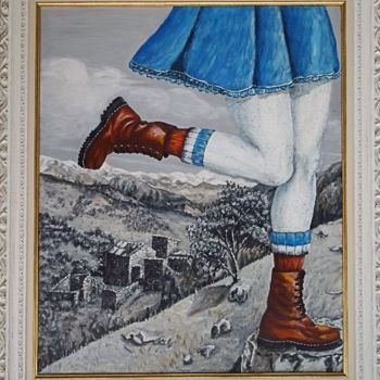Malarstwo zatytułowany „Randonnée dans la R…” autorstwa Térégia, Oryginalna praca