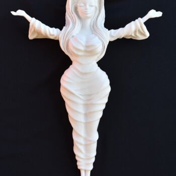 雕塑 标题为“Shesus” 由Teresa Castaneda, 原创艺术品, 石膏