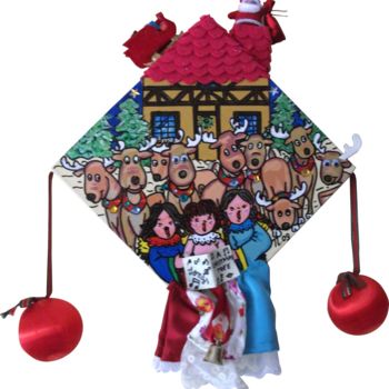Pintura titulada "Pai Natal" por Iupilupi, Obra de arte original