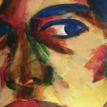 Pittura intitolato "I see..." da Teresa Lopes, Opera d'arte originale, Acrilico