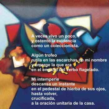 Ambacht getiteld "Poemas Inéditos de…" door Teresa Palazzo Conti  (Poemas), Origineel Kunstwerk