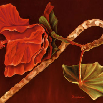 Malarstwo zatytułowany „Infinity” autorstwa Teresa Freedom, Oryginalna praca, Olej Zamontowany na Drewniana rama noszy