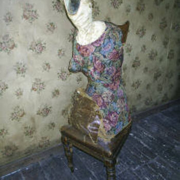 Sculpture titled "Nan-chair" by Teresa Mills, Original Artwork