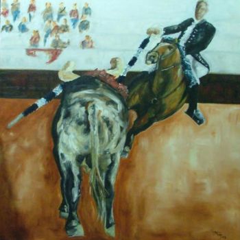 Malerei mit dem Titel "CONFRONTO" von Teresa Nery, Original-Kunstwerk