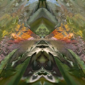 Digitale Kunst getiteld "Amazonia Rainforest" door Teresa Rubiolo (Cuzco), Origineel Kunstwerk, Digitaal Schilderwerk