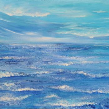 Картина под названием "SEA" - Teresa Wegrzyn, Подлинное произведение искусства, Акрил