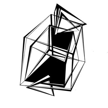 Dessin intitulée "6.2 "triangular"" par Tereza Vrdoljak, Œuvre d'art originale, Autre