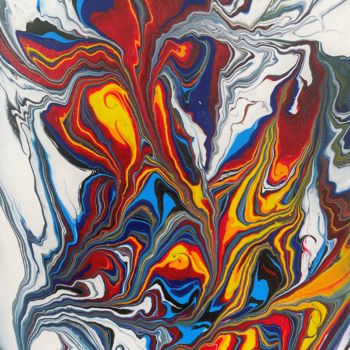 Peinture intitulée "Bold colors (V)" par Teresa Kosakowska-Cholody, Œuvre d'art originale, Acrylique