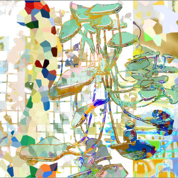 Digital Arts titled "Relativity-Texture" by Tero Takala, Original Artwork, Digital Painting