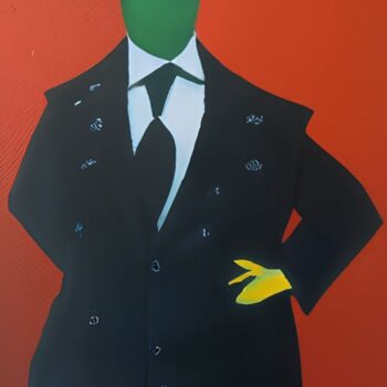 Pintura titulada "Señorito andaluz" por Tete Antoli, Obra de arte original, Acrílico Montado en Bastidor de camilla de madera