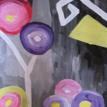 Painting titled "FIORI_A" by Teti, Original Artwork