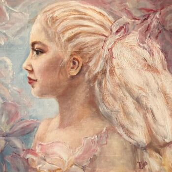 Картина под названием "цветочный аромат" - Tetiana Lukianchenko, Подлинное произведение искусства, Акрил