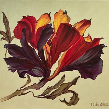 Картина под названием "Whisper of leaves" - Tetiana Lukianchenko, Подлинное произведение искусства, Акрил