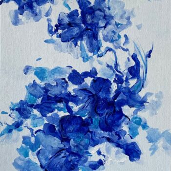 Картина под названием "Azulejo" - Tetiana Lukianchenko, Подлинное произведение искусства, Акрил