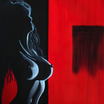 Картина под названием "Erotic wall art Pai…" - Tetiana Surshko (SurshkoArt), Подлинное произведение искусства, Масло