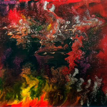 Pittura intitolato "Bright Energy color…" da Tetiana Surshko (SurshkoArt), Opera d'arte originale, Acrilico