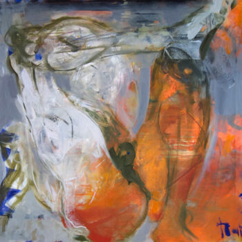 Pittura intitolato "Behold" da Tetiana Tarasenko, Opera d'arte originale, Olio