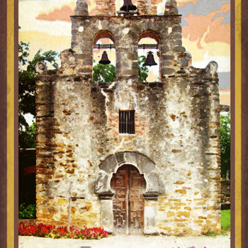 Digital Arts titled "Mission Espada San…" by Jim Sanders, Original Artwork