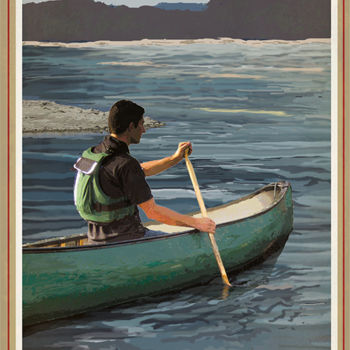 Digital Arts με τίτλο "Lake Possum Kingdom…" από Jim Sanders, Αυθεντικά έργα τέχνης