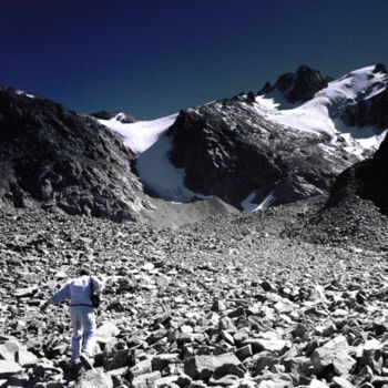 Fotografie getiteld "Glacier" door Tudor Gafton, Origineel Kunstwerk, Film fotografie