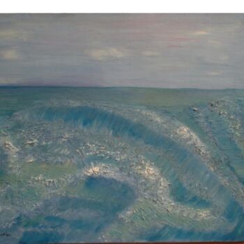 Peinture intitulée "vent de mer" par Thach Thisanh, Œuvre d'art originale